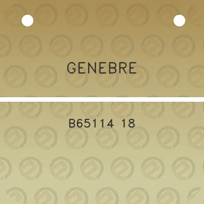 genebre-b65114-18