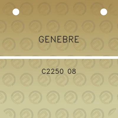 genebre-c2250-08