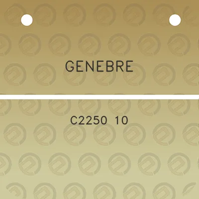 genebre-c2250-10