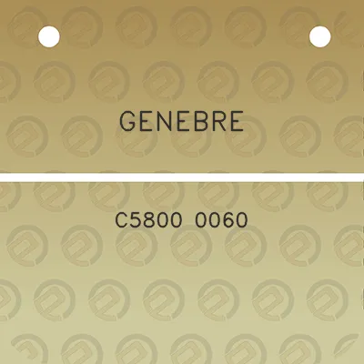 genebre-c5800-0060