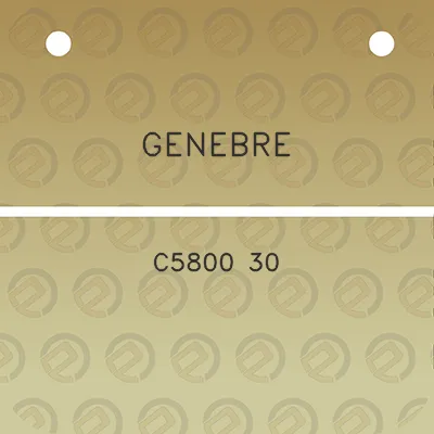 genebre-c5800-30