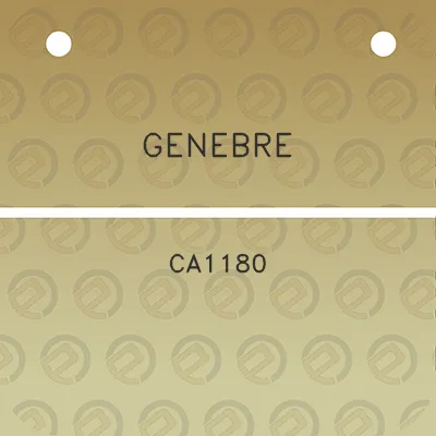 genebre-ca1180