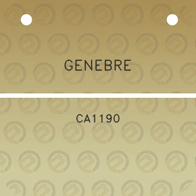 genebre-ca1190