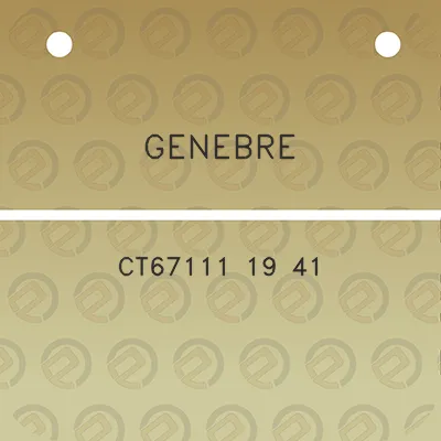 genebre-ct67111-19-41