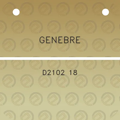 genebre-d2102-18