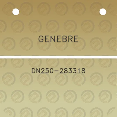 genebre-dn250-283318