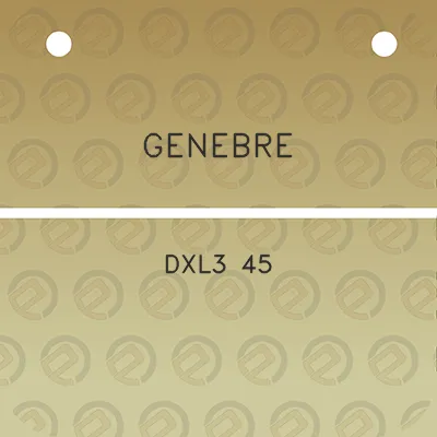 genebre-dxl3-45