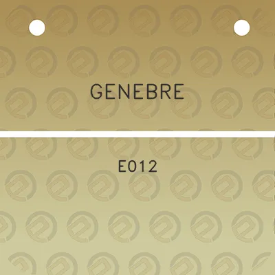 genebre-e012