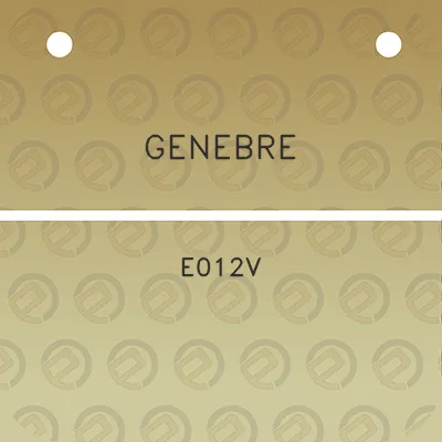 genebre-e012v