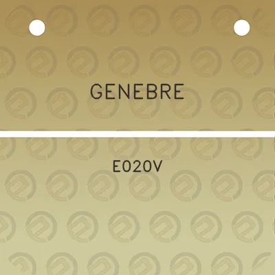 genebre-e020v