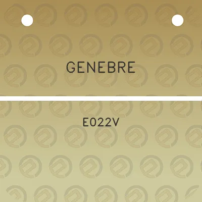 genebre-e022v