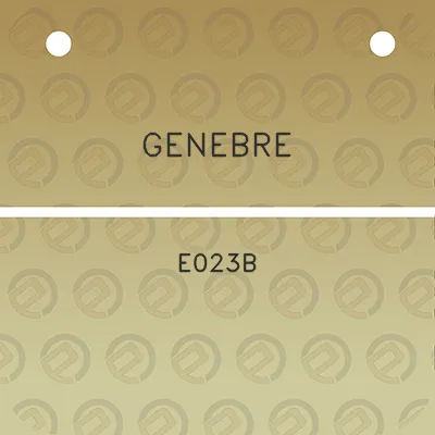 genebre-e023b