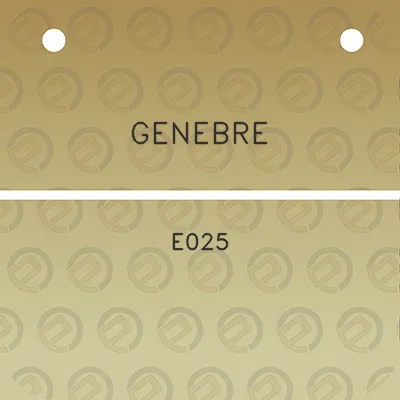 genebre-e025