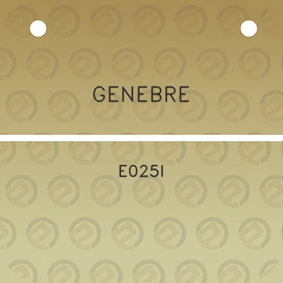 genebre-e025i