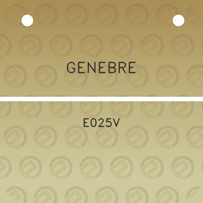 genebre-e025v