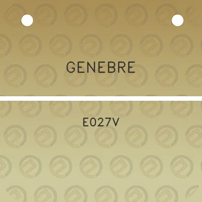 genebre-e027v