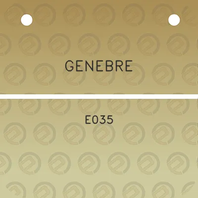 genebre-e035