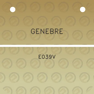 genebre-e039v