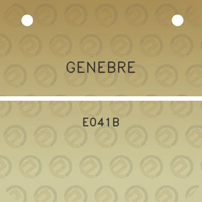 genebre-e041b