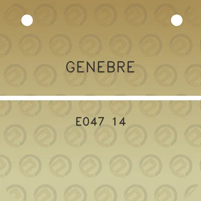 genebre-e047-14