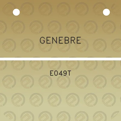 genebre-e049t