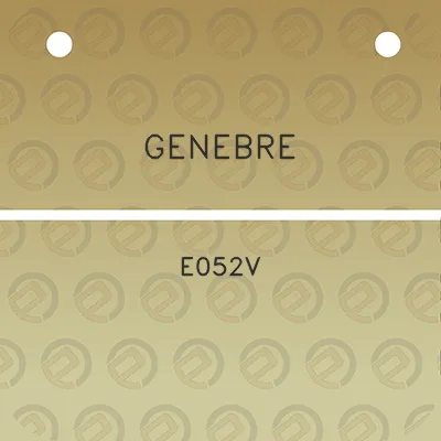 genebre-e052v