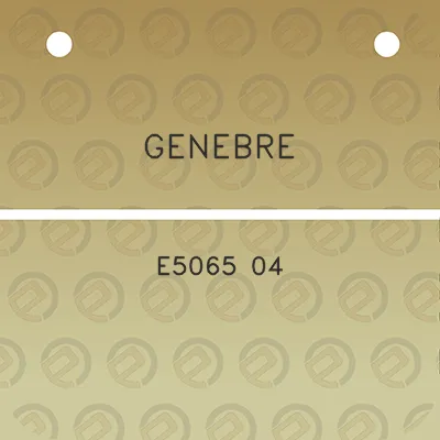 genebre-e5065-04