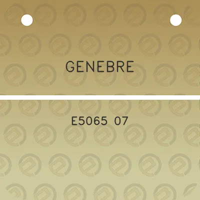 genebre-e5065-07