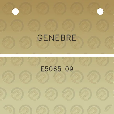 genebre-e5065-09