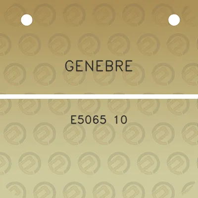 genebre-e5065-10