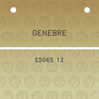 genebre-e5065-12