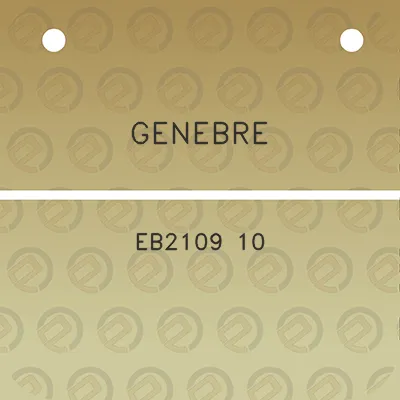 genebre-eb2109-10