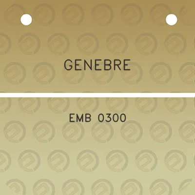 genebre-emb-0300