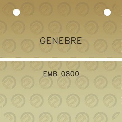 genebre-emb-0800