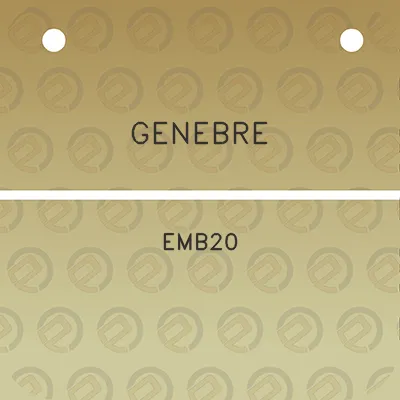 genebre-emb20