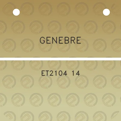 genebre-et2104-14