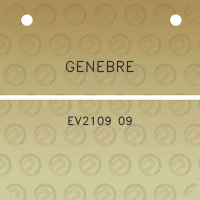 genebre-ev2109-09