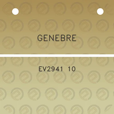 genebre-ev2941-10