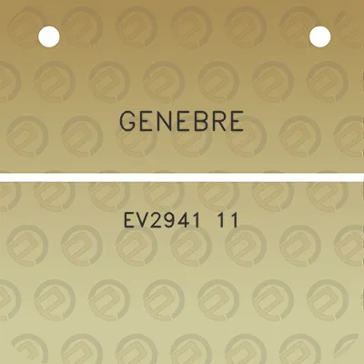 genebre-ev2941-11