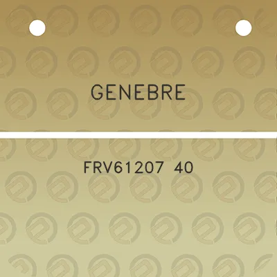 genebre-frv61207-40