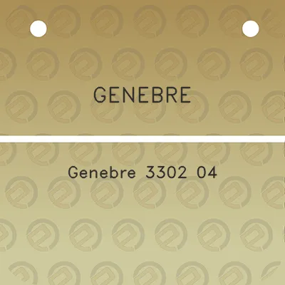 genebre-genebre-3302-04