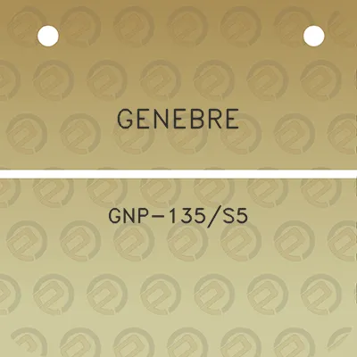 genebre-gnp-135s5