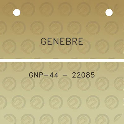 genebre-gnp-44-22085