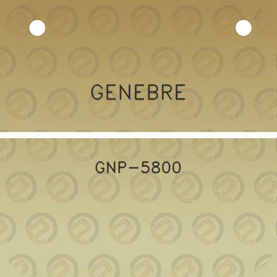 genebre-gnp-5800