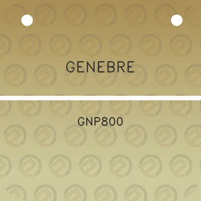 genebre-gnp800