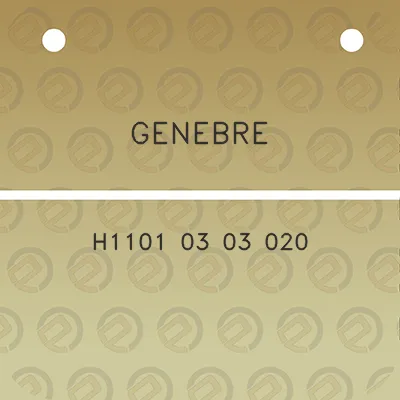 genebre-h1101-03-03-020