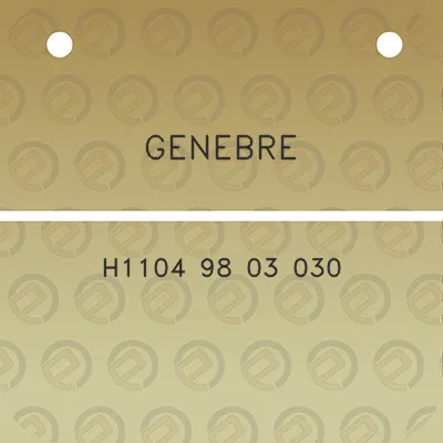 genebre-h1104-98-03-030