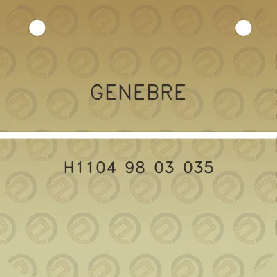 genebre-h1104-98-03-035