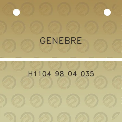 genebre-h1104-98-04-035