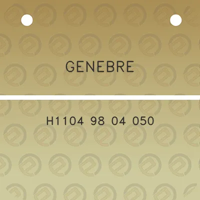 genebre-h1104-98-04-050